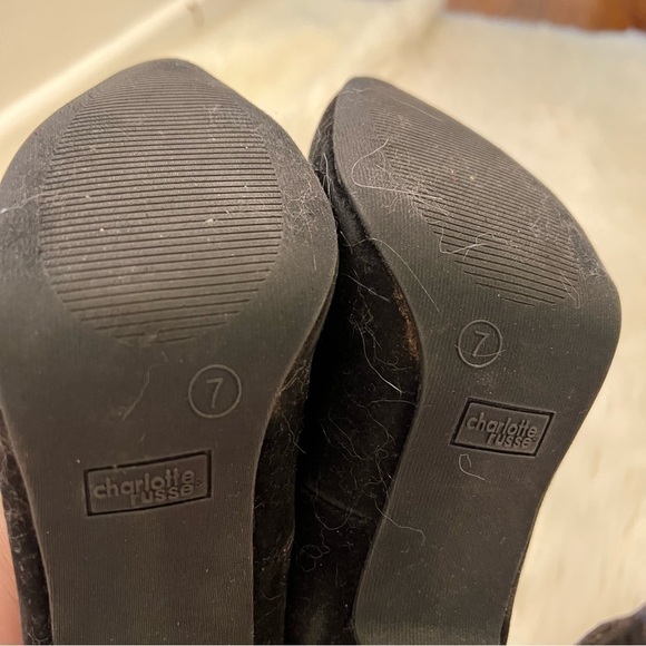 Charlotte Russe Toni 01 Pointed Toe Pumps Black - Picture 8 of 10